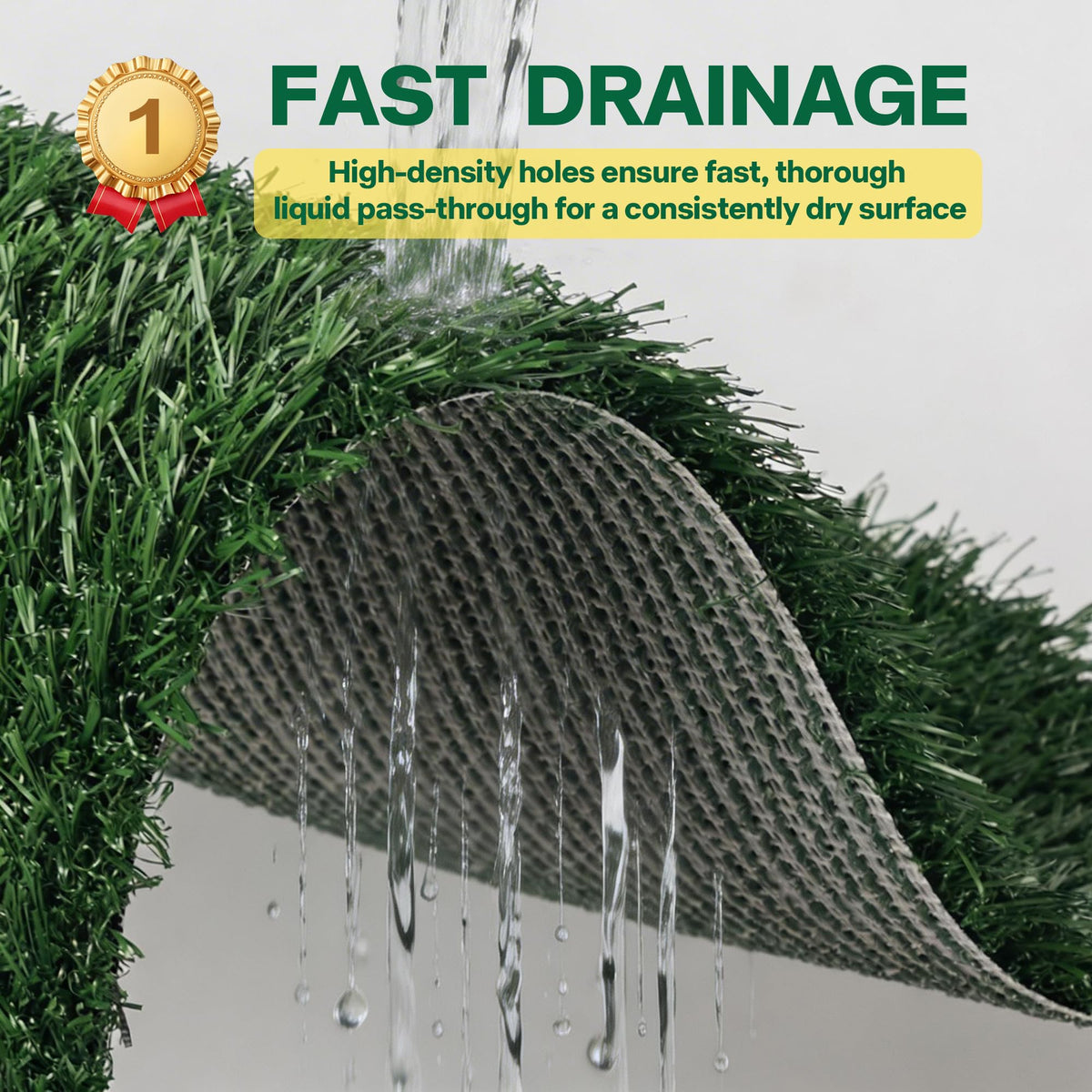 Dog Grass Pad with Tray 30"x20" N33068