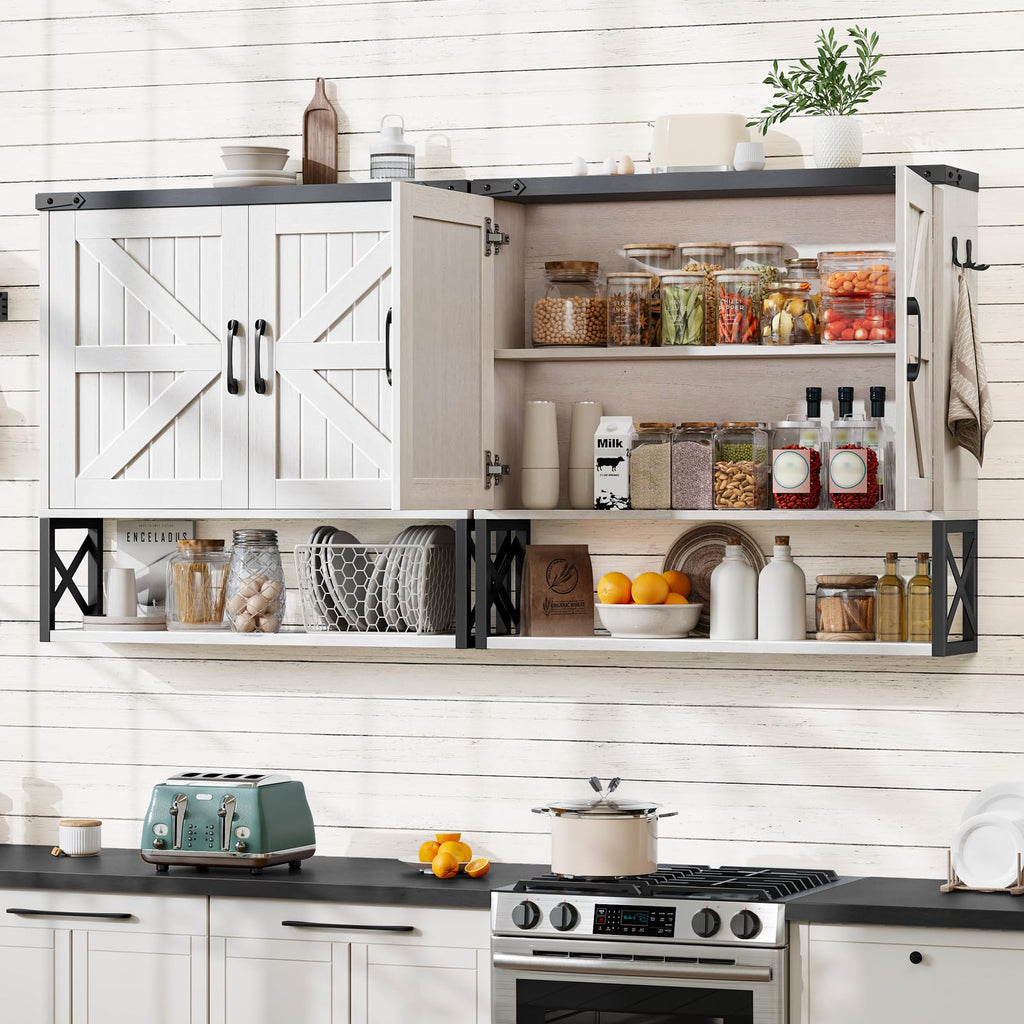 White Bathroom Wall Cabinet N144