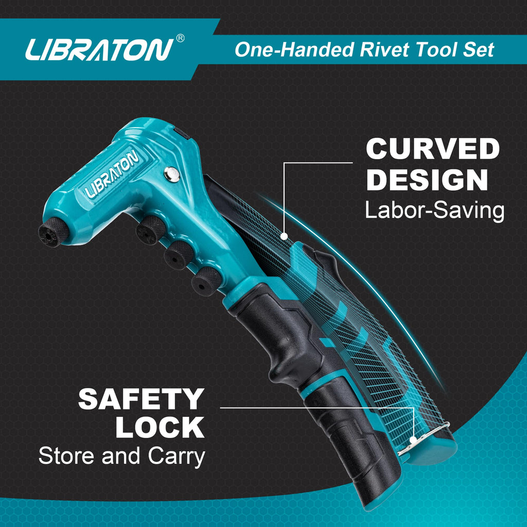 One-Handed Rivet Gun Set I319836