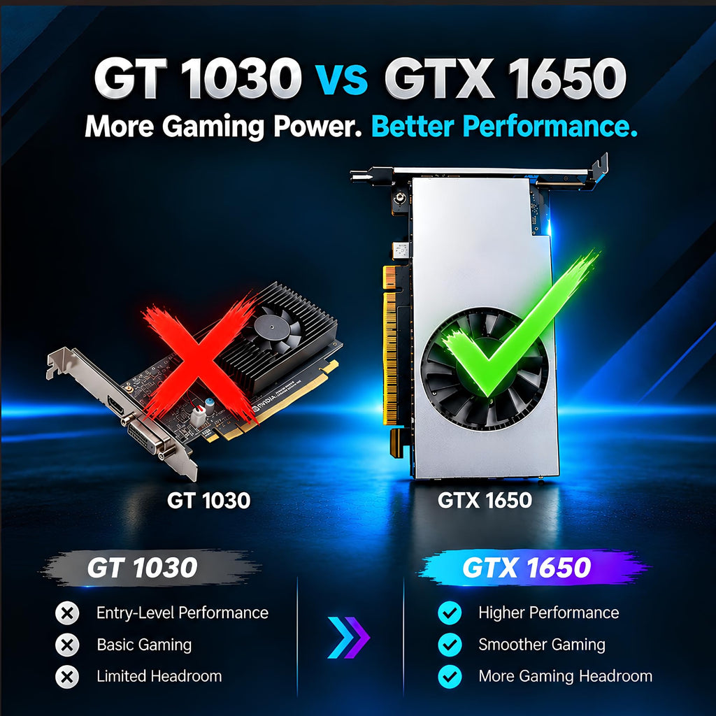 Gaming Desktop PC, Intel Core i5 6th Gen, 16GB RAM, 256GB SSD + 2TB HDD G526732