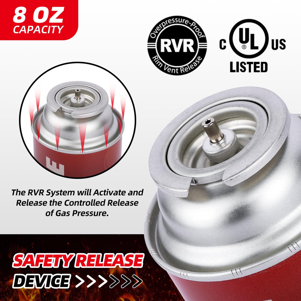 Butane Fuel Canisters 12 Pack U445