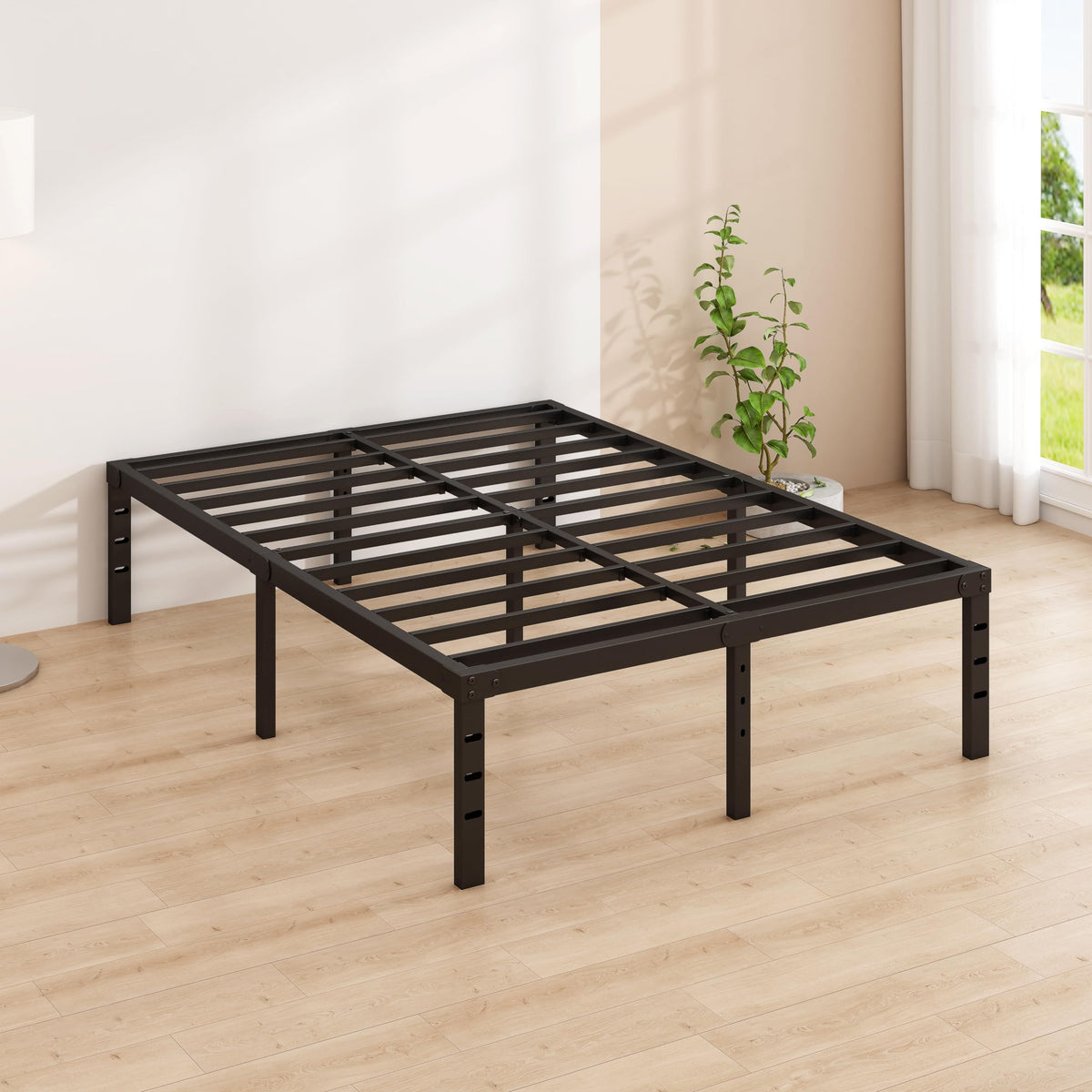 Queen Size 18 Inch Metal Bed Frame F52289