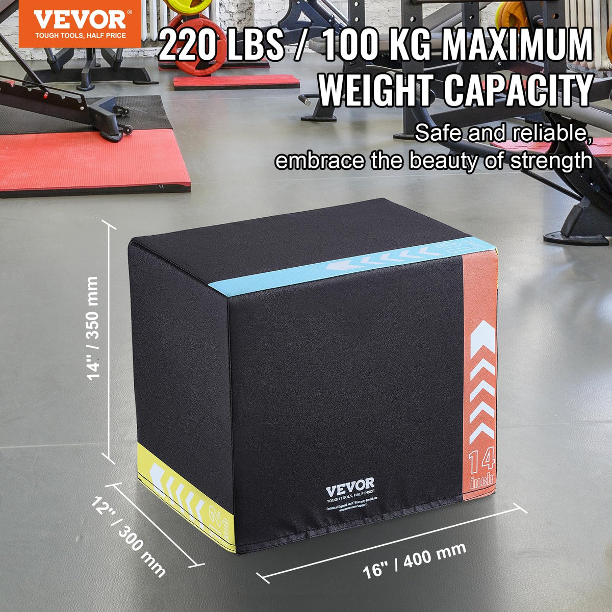 3 in 1 Plyometric Jump Box S829026