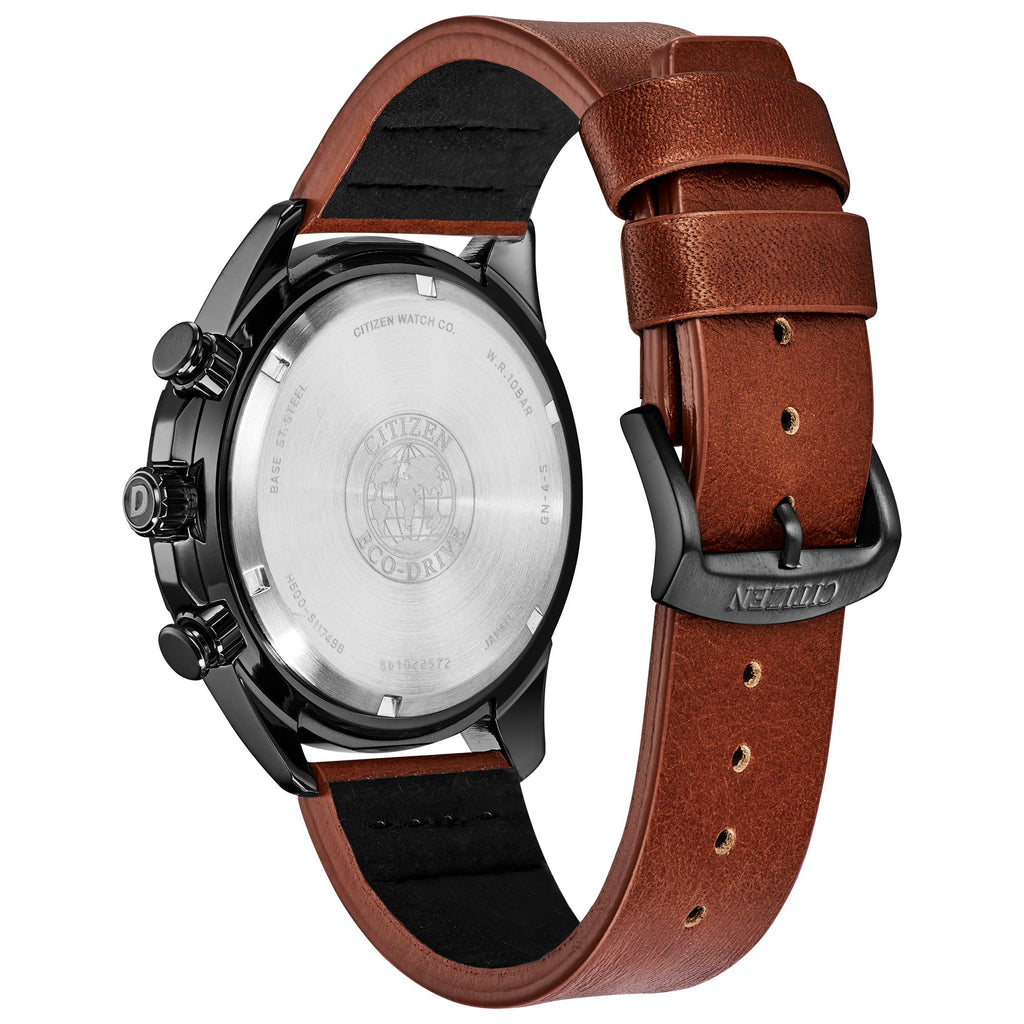 Men's Stainless Steel Eco-Drive Watch F147978