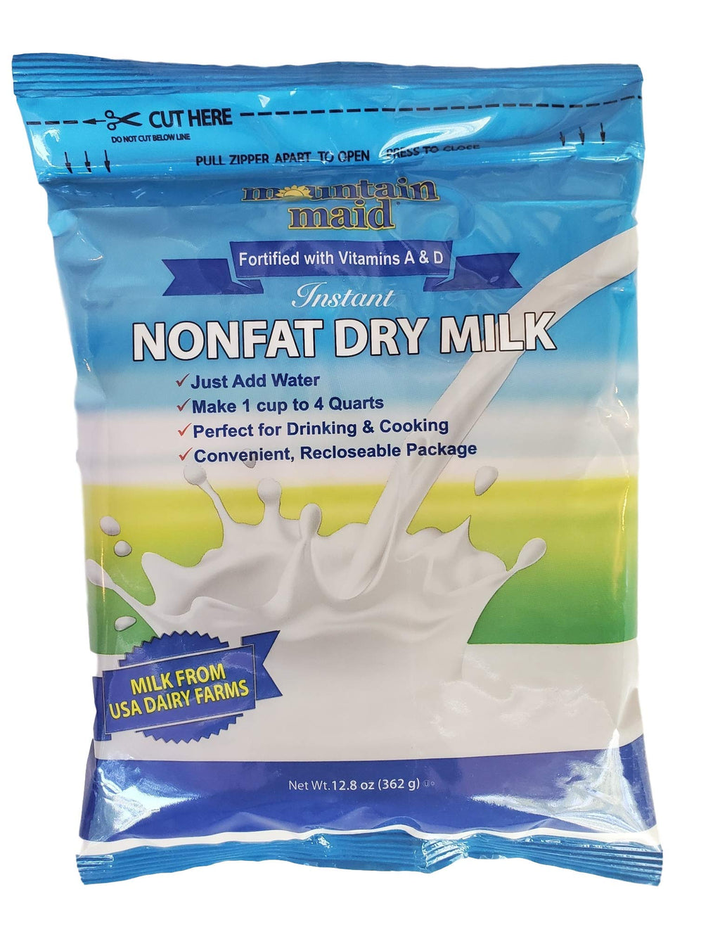 Instant Nonfat Dry Milk Powder 12.8 Oz Y557