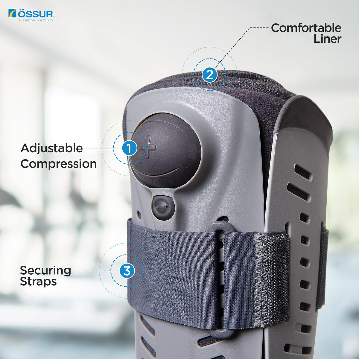 Adjustable Air Walker Boot with Air Pump P40399