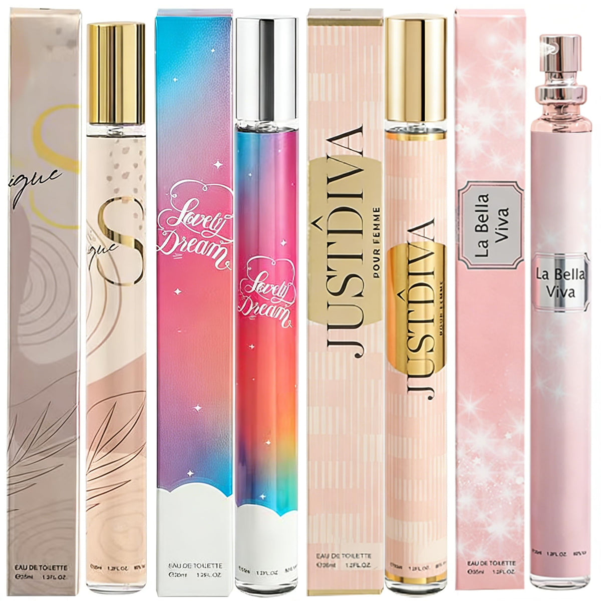 4 Pack 35ml Eau de Toilette Perfume I117