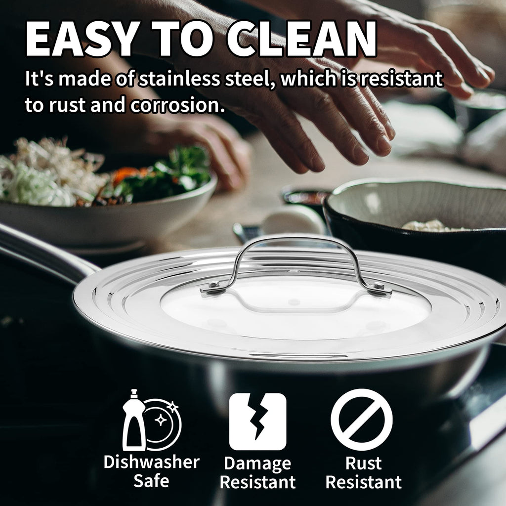 Tempered Glass Universal Lid with Steam Vent R871840
