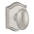 Satin Nickel Privacy Ellipse Knobset S7978