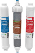 RO Buddie Cartridge 3-pce Bundle, Mixed Bed DI Resin Cartridge, Sediment Cartridge, Carbon Cartridge Pack of 2 A120408