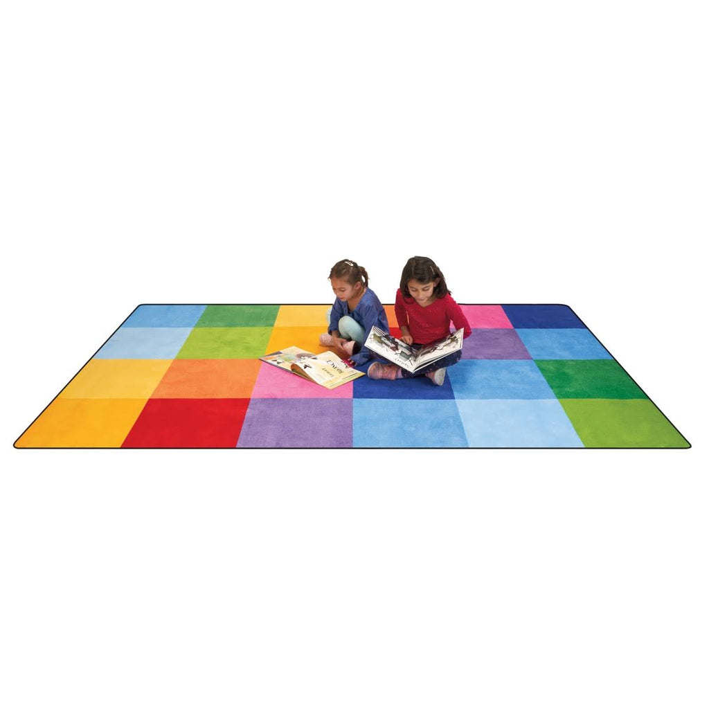 Learning Carpets Rectangle Rainbow Mosaic-Size:Small S674
