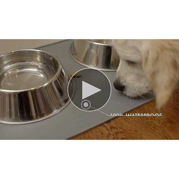 100% Waterproof BPA Free Silicone Pet Feeding Mat L330