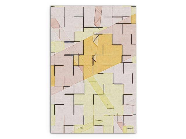 Pastel Wall Stretched Canvas V215170