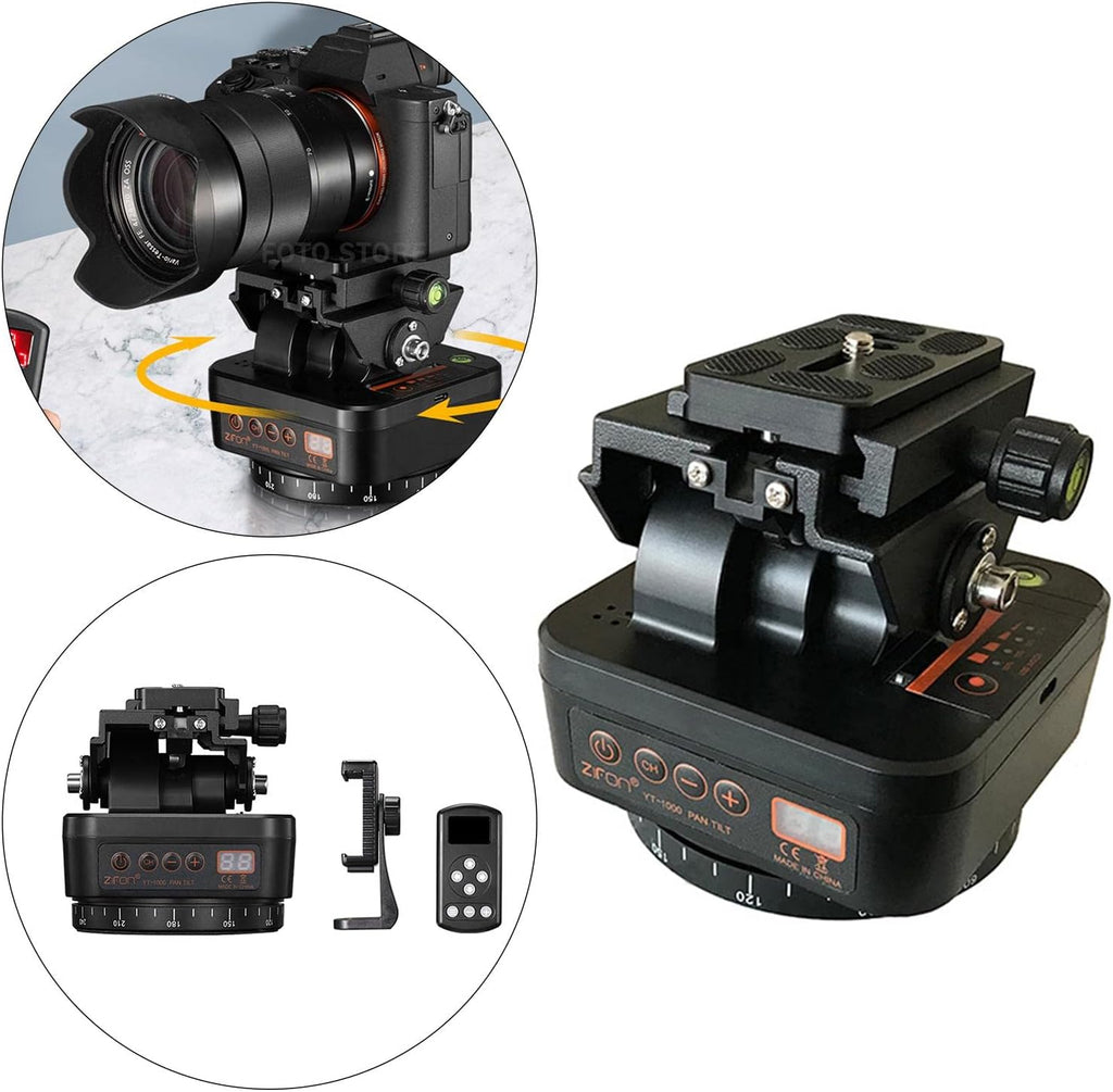 Motorized Panoramic Tripod Head with Variable Speed E317