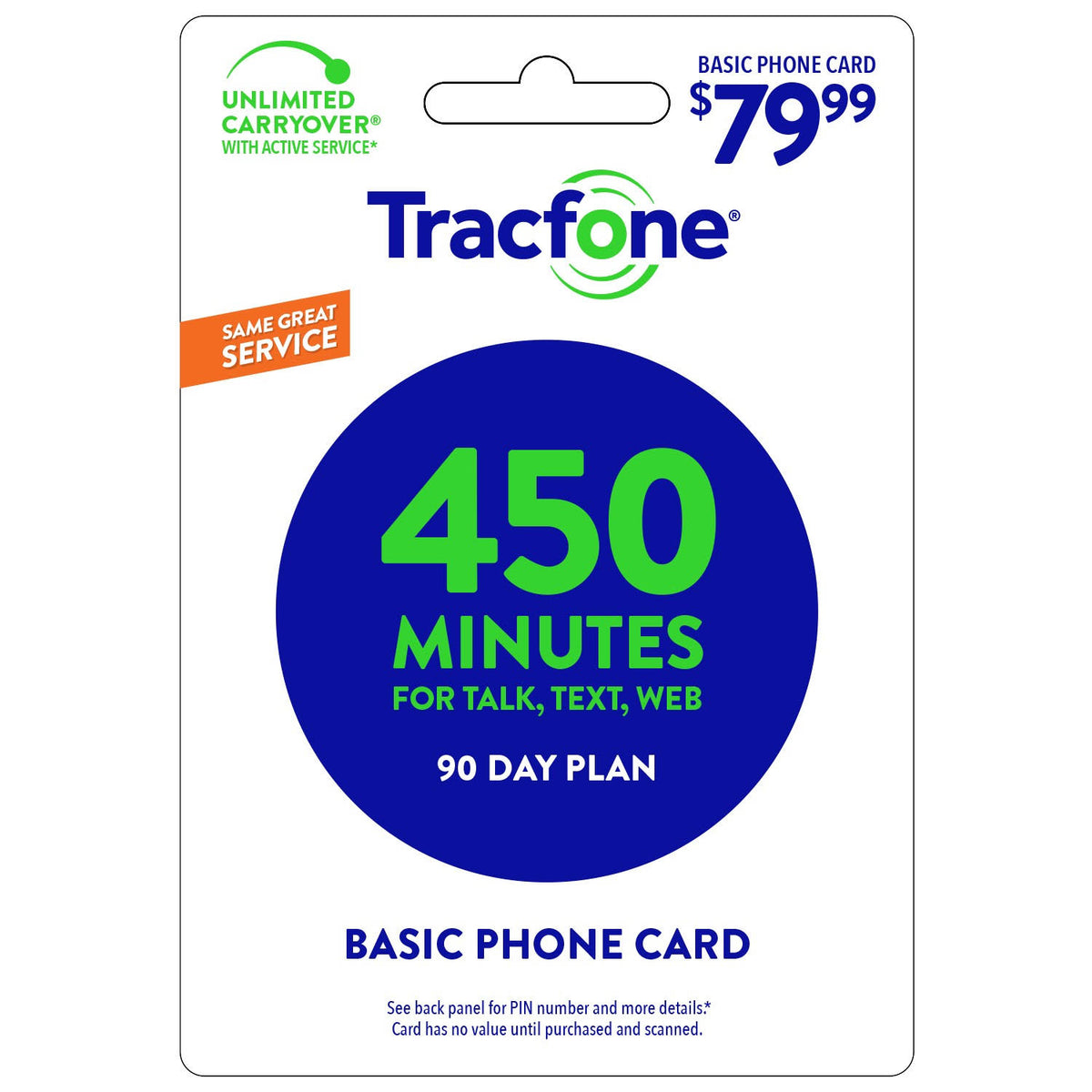 450 Minutes Prepaid Card G16355