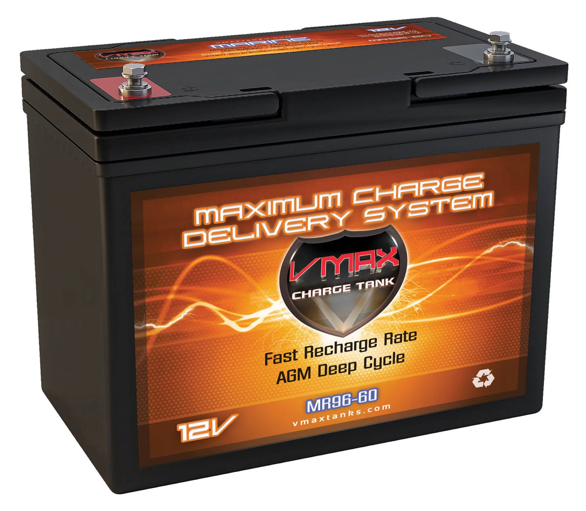12V 60Ah AGM Deep Cycle Battery D353
