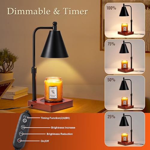 White Gold Candle Warmer Lamp with 2 Bulbs R65919
