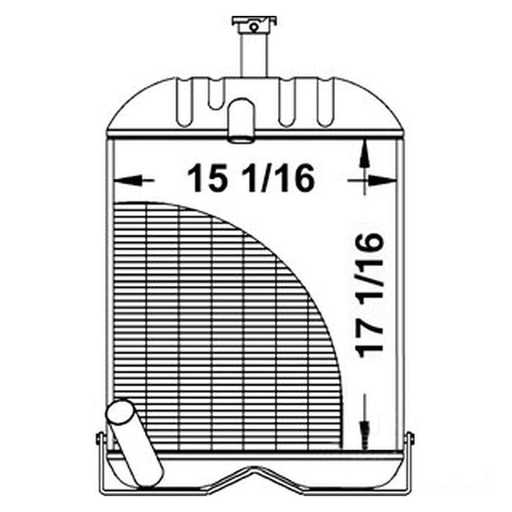 Ford Tractor Radiator U33761