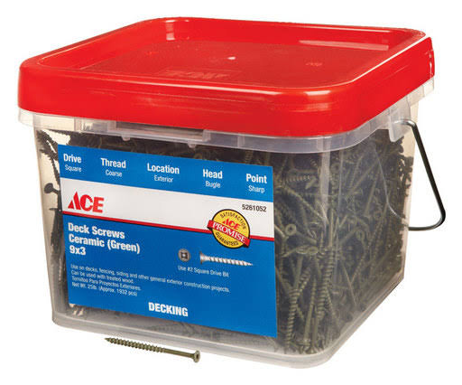 25 lb. Square Steel Deck Screws T914489