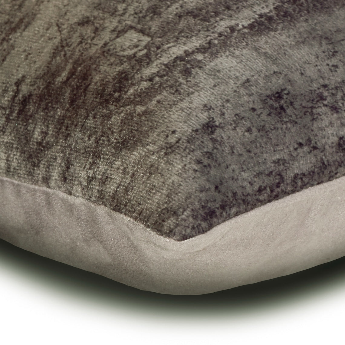 Grey 24"x24" Suede Textured Fabric Throw Pillow Cases W42838