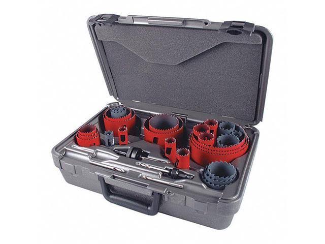 28 Pc Hole Saw Kit, 3/4 inch to 4-1/2 inch E811598