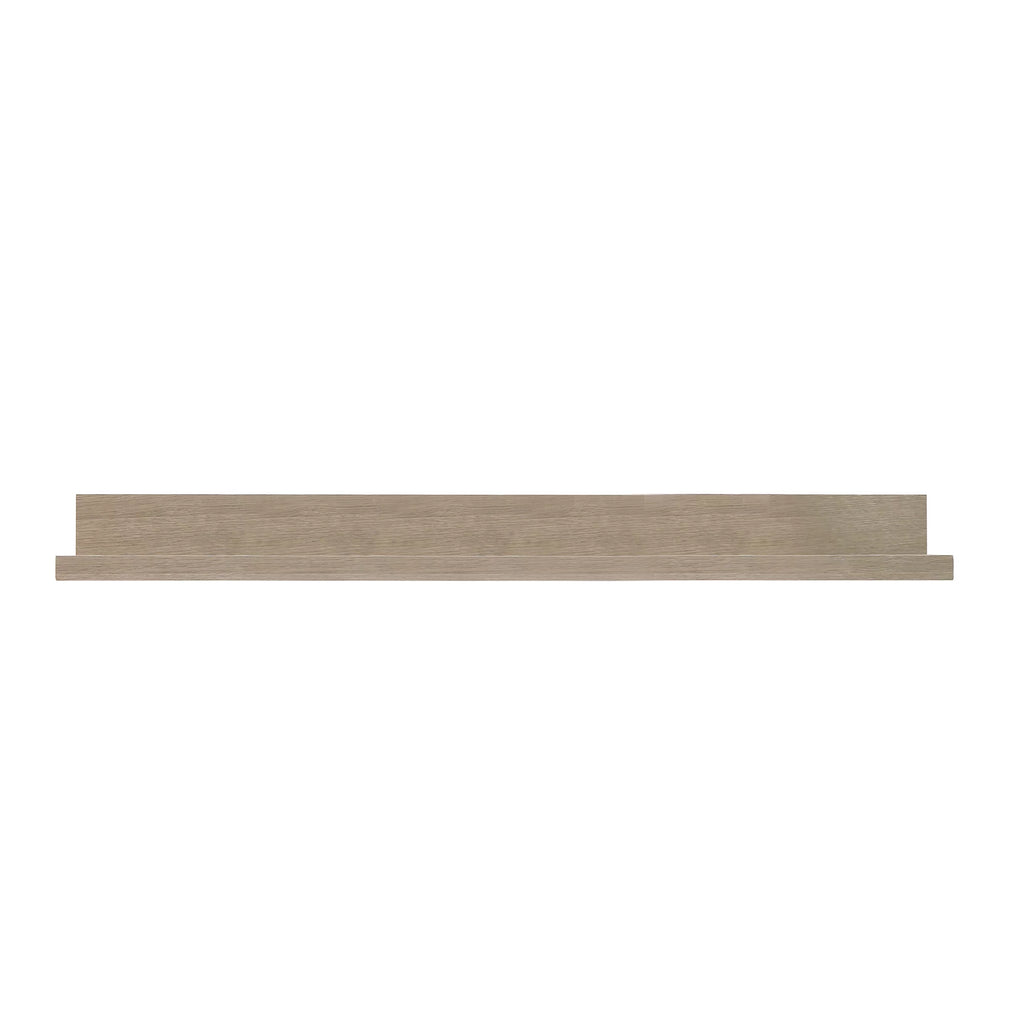 Rectangle Wood L-Shape Picture Ledge Wall Shelf W7325