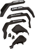 Black ATV Mud Guard Kit A5430