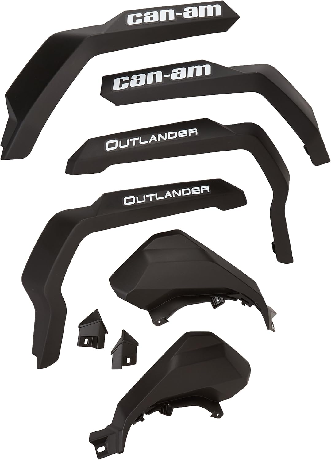Black ATV Mud Guard Kit A5430