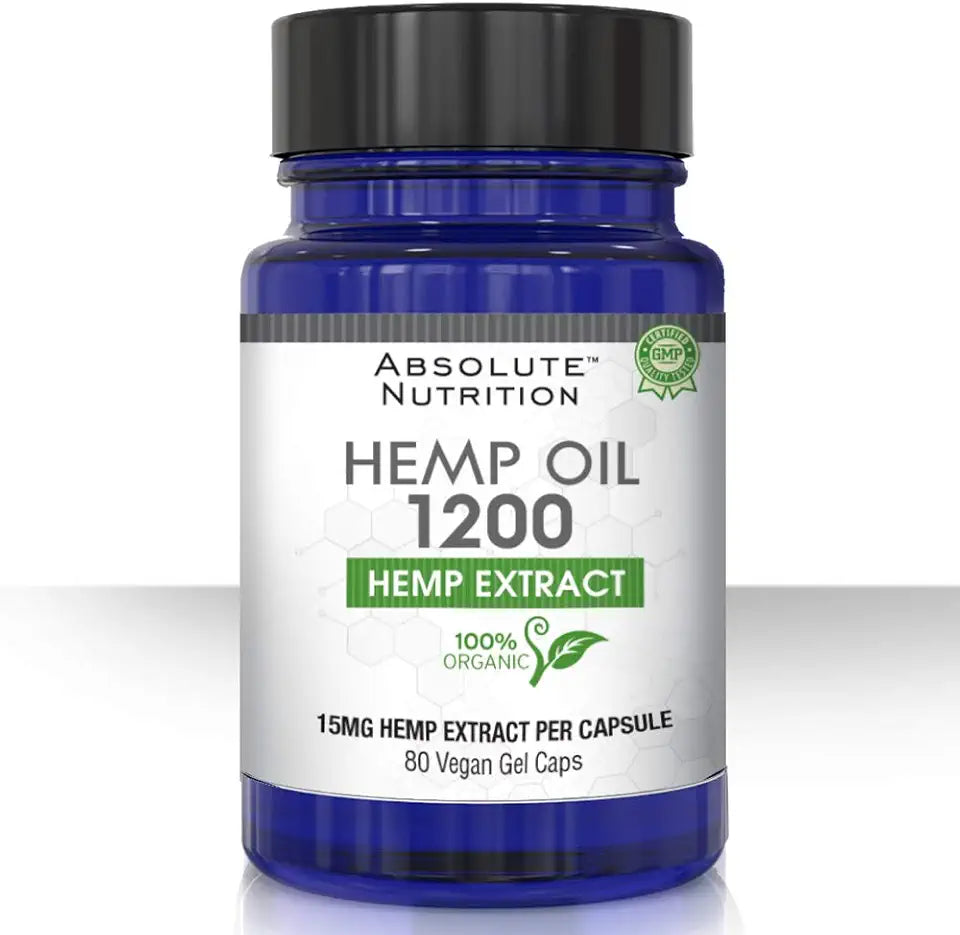Organic Hemp Oil 80 Capsules with MCT Oil R14947