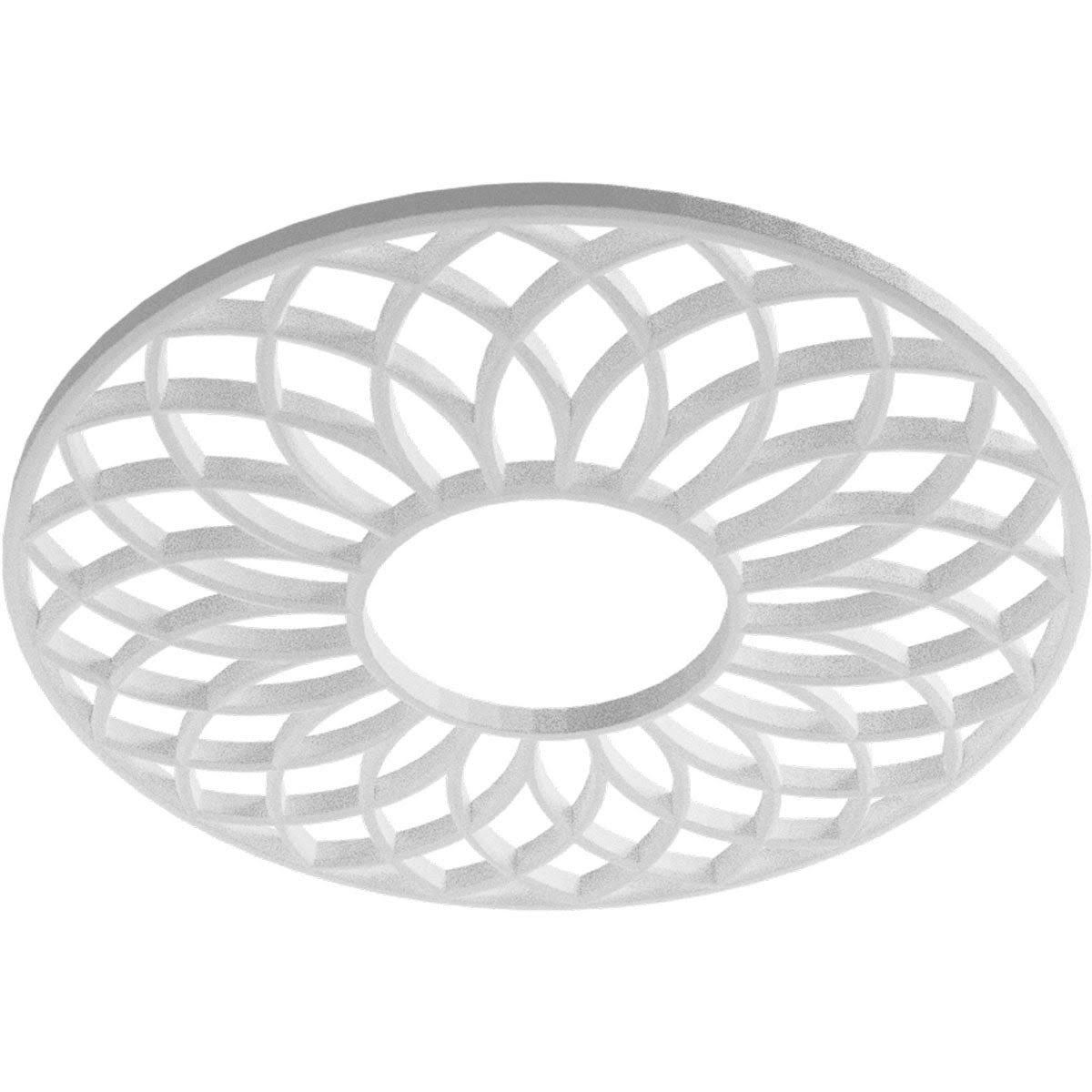 40x22OD x 13 5/8x22ID x 1x22P PVC Pierced Ceiling Medallion I2319