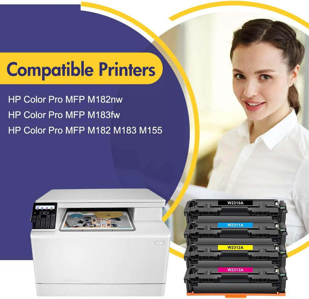 4-Pack Black Cyan Yellow Magenta Toner Cartridge X609