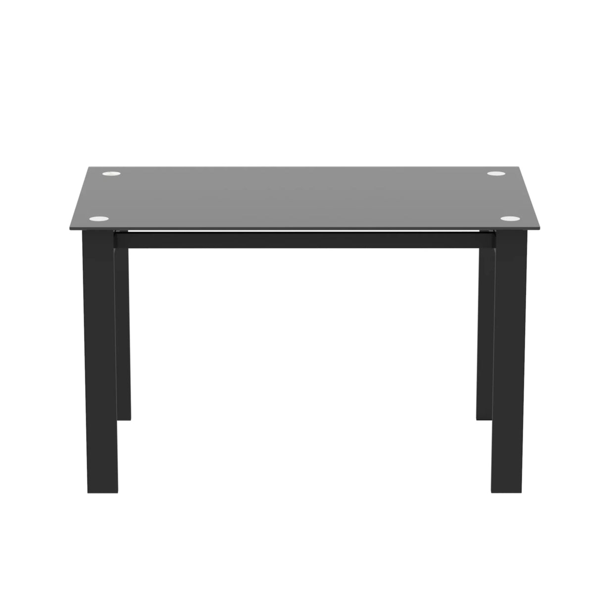 Black Tempered Glass Dining Table L431