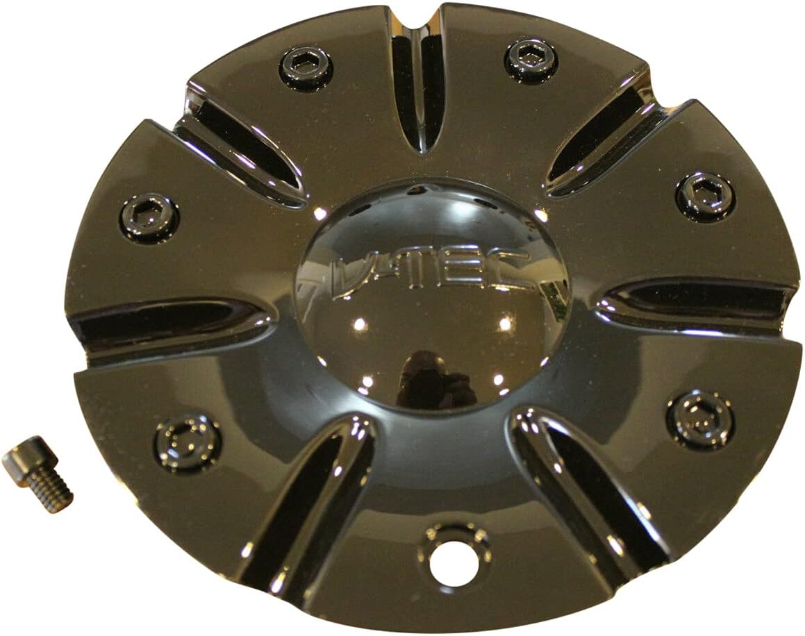 Gloss Black Wheel Rim Center Cap Pack of 2 C423