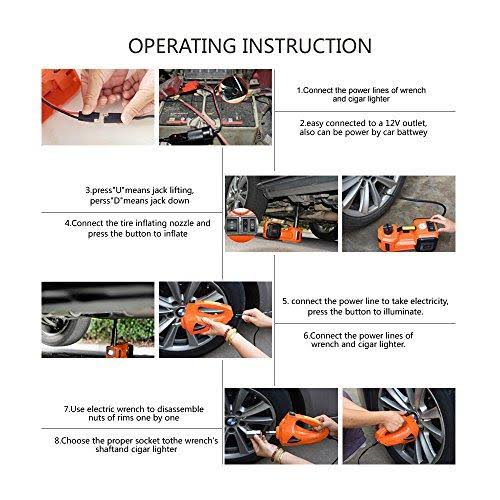 12V Hydraulic Car Jack 5 Ton F31293