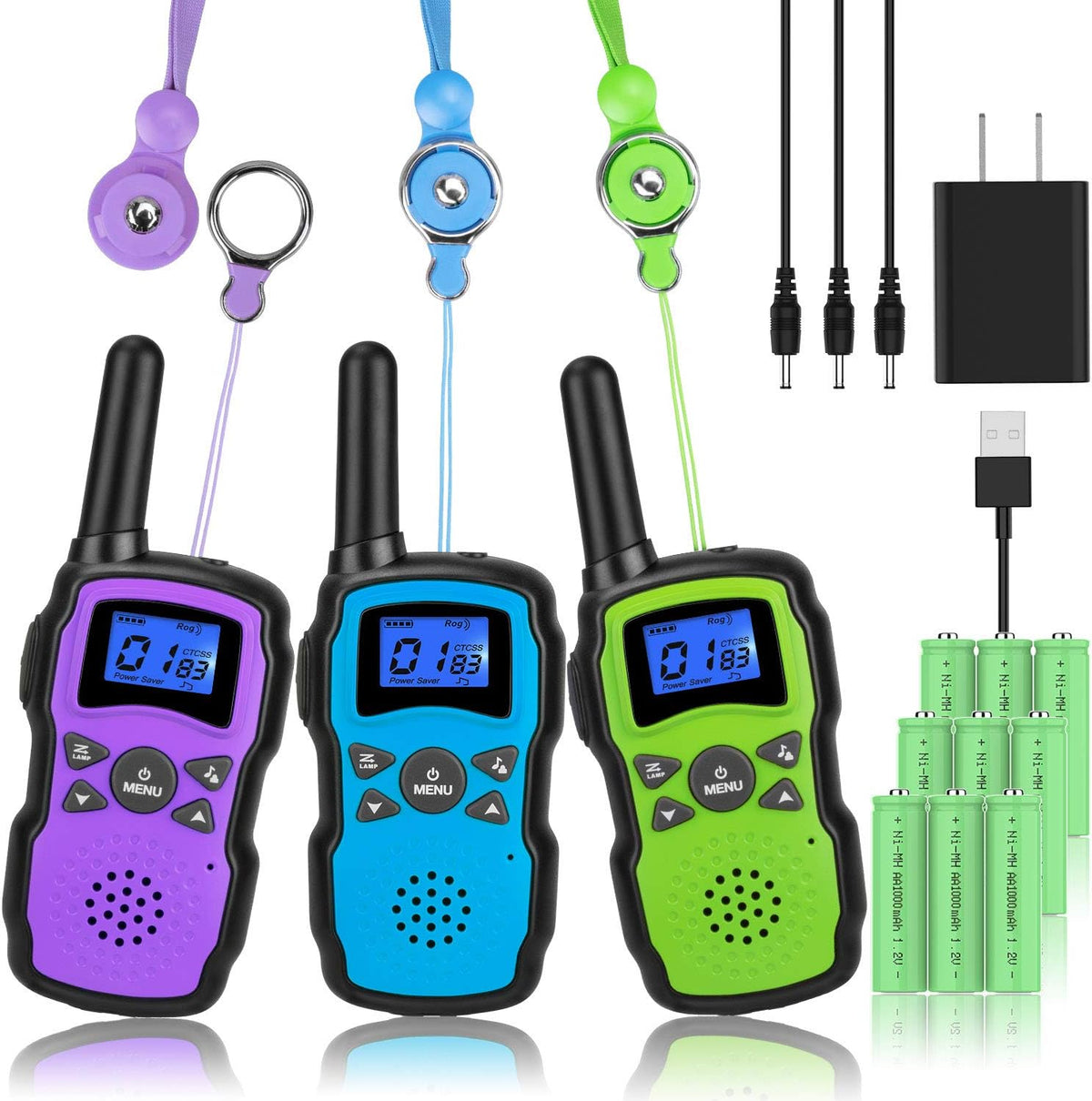 Rechargeable 3 Pack 2 Way Radio Z477868