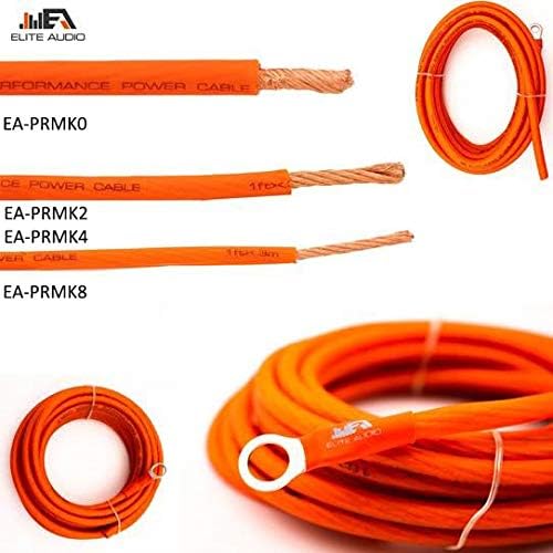 0 Gauge CCA Amplifier Wiring Kit with 20 feet 0 AWG and 2-Channel RCA Interconnects M420817