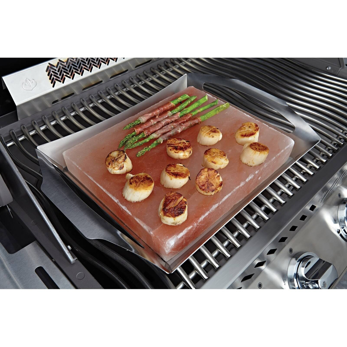 Himalayan Salt Block with Pro Grill Topper Z85202