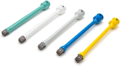 1/2-Inch Drive 5-Piece Torque Extension Set, 8 Inches Long, Powder-Coated Steel Y9339