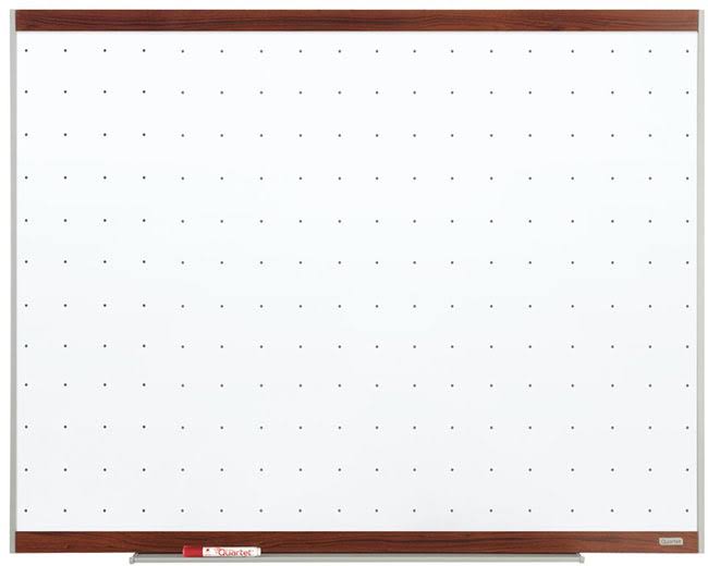 Mahogany Magnetic Whiteboard 4 x 3 Feet L38137