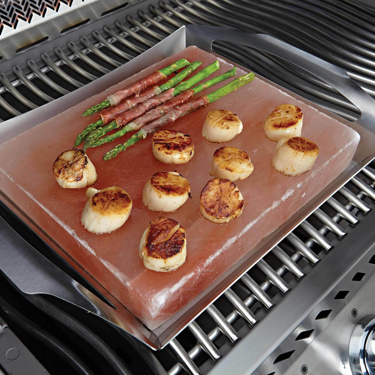 Himalayan Salt Block with Pro Grill Topper Z85202