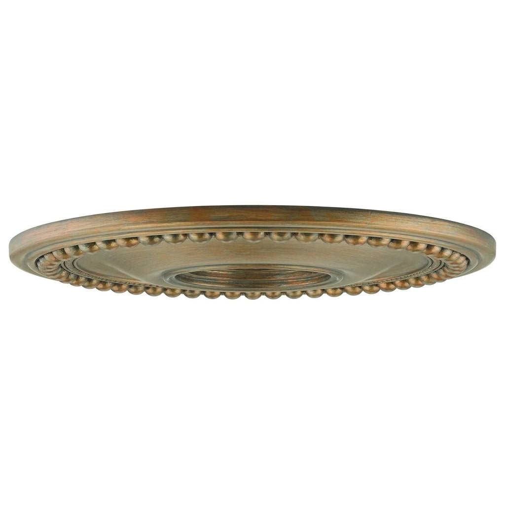 Antique Silver Ceiling Medallion I749