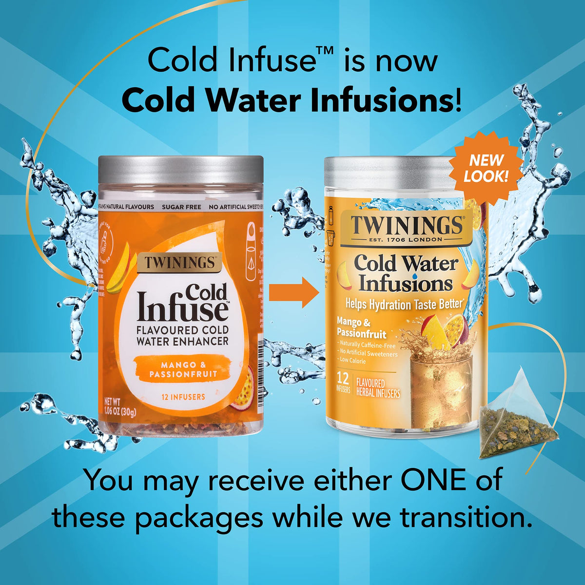 Mango & Passionfruit Flavored Water Enhancer, 12 Infusers 12 Count Z19806