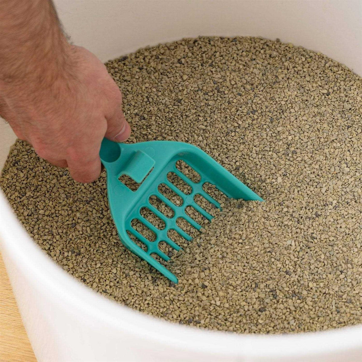 Top Entry Cat Litter Box with Scoop W777606