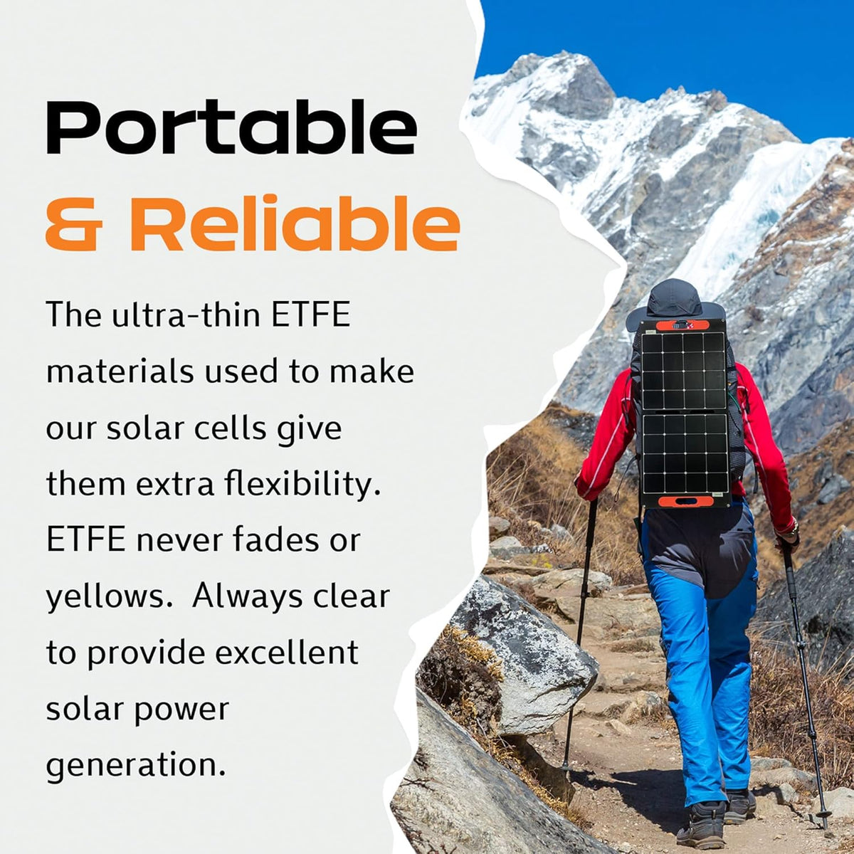100 Watt 18 Volt Portable Foldable Solar Panel I391615