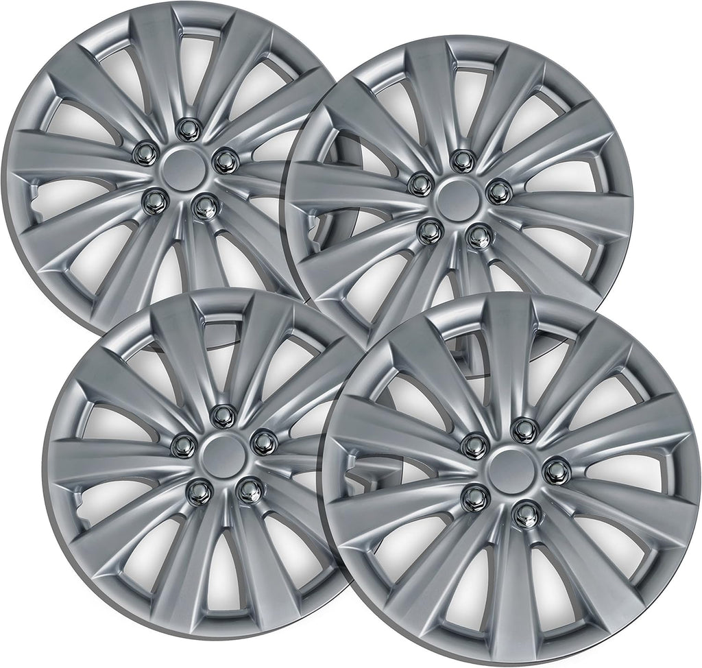 16 inch Ice Black Set of 4 Wheel Covers Hubcaps X18473