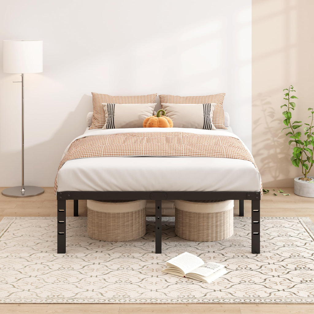 Queen Size 18 Inch Metal Bed Frame F52289