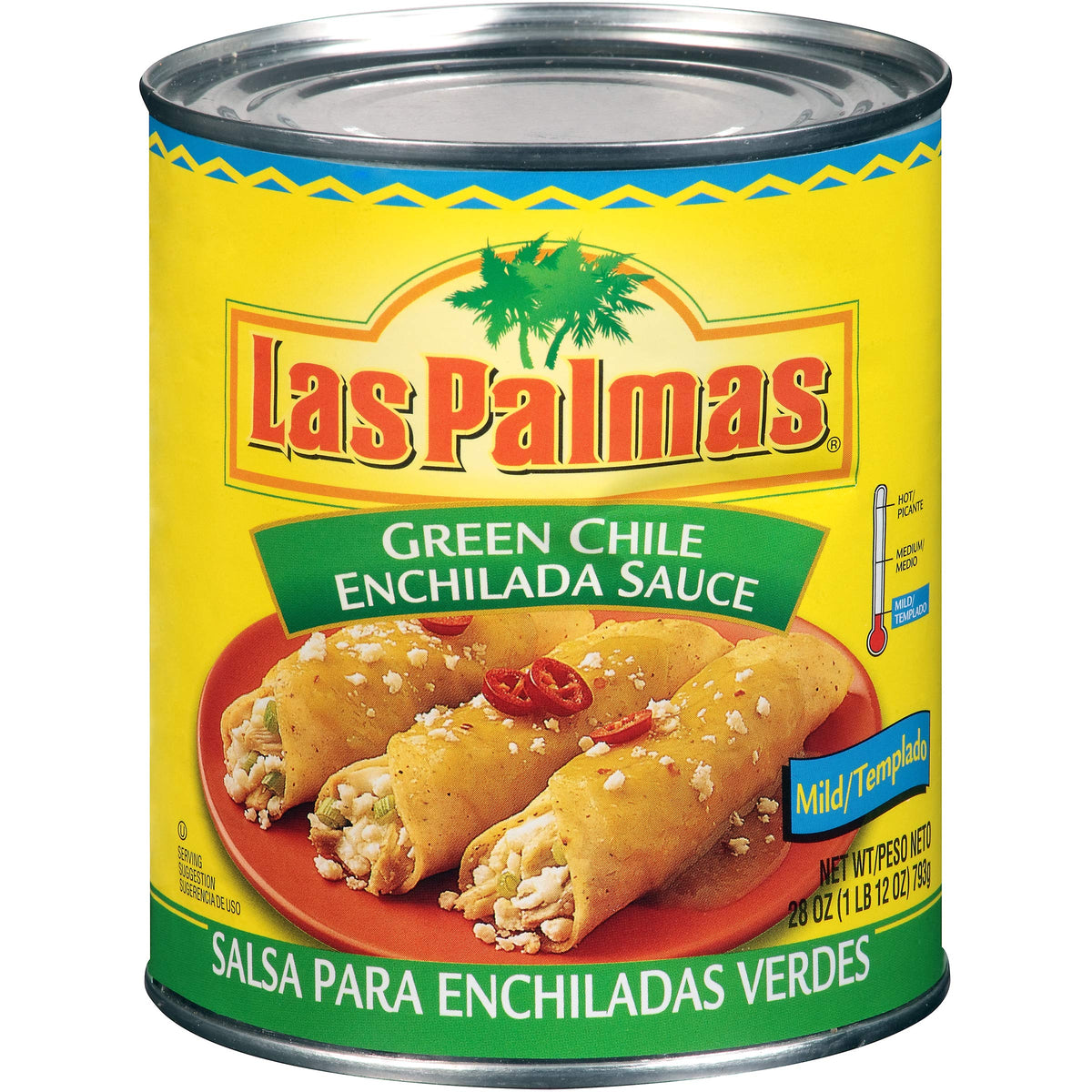 Green Chile Enchilada Sauce Medium 28 Ounce Pack of 12 Y1902