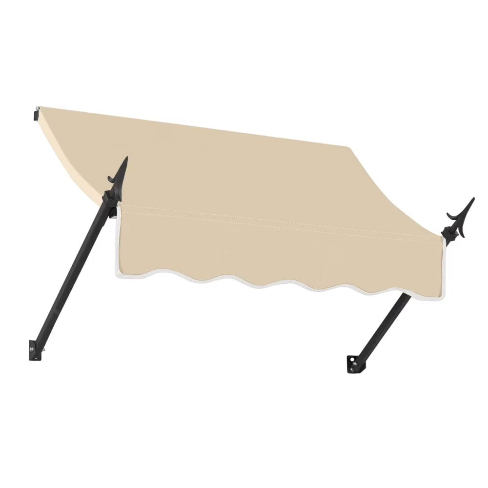 Tan Acrylic Fixed Awning D386445