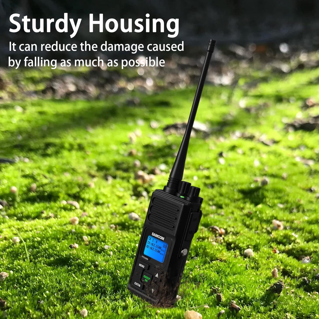 6 Pcs UHF Two Way Radio with Charger Base B660
