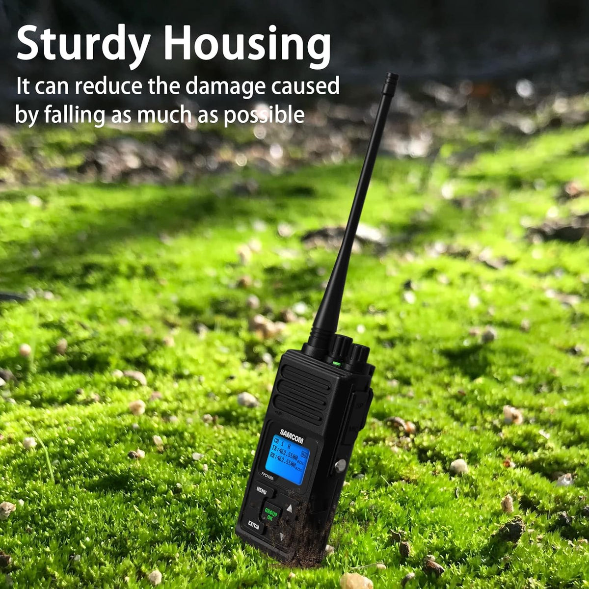 6 Pcs UHF Two Way Radio with Charger Base B660